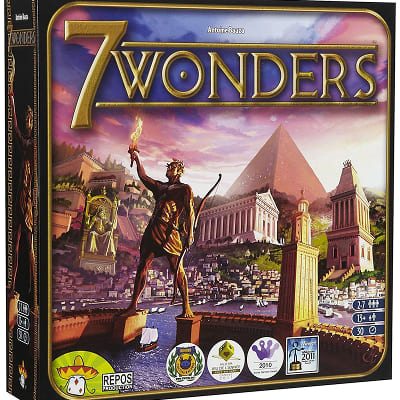7 Wonders spelkaarten en wonderen