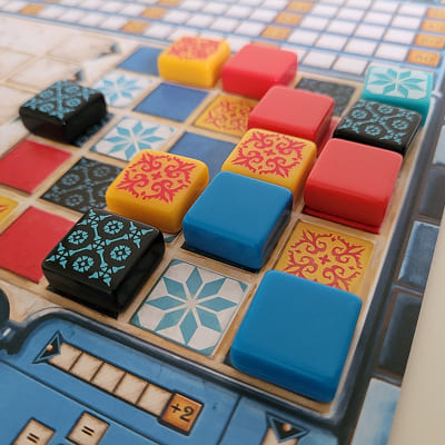 Azul bordspel met kleurrijke tegels